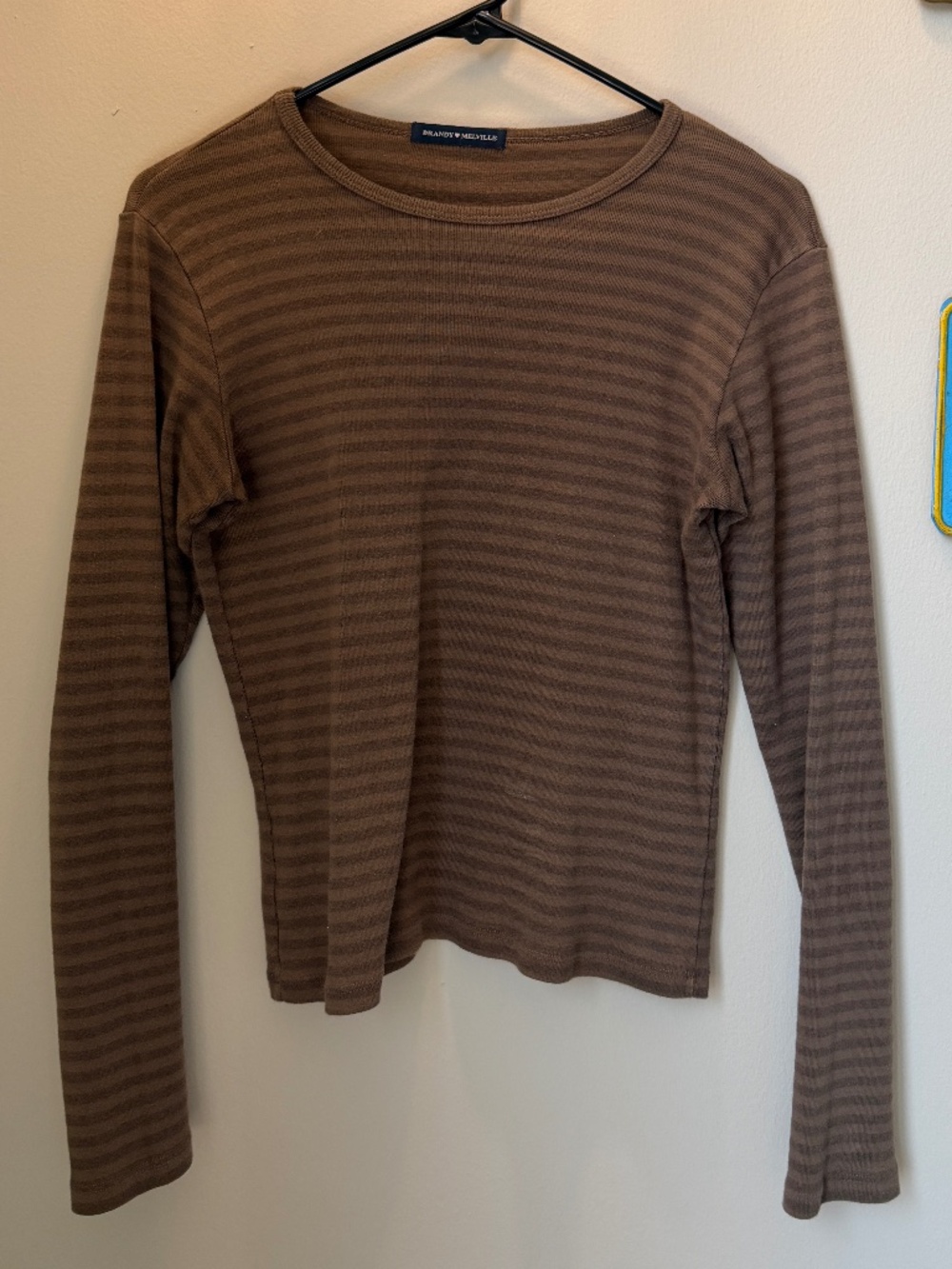 Brandy Melville Striped Long Sleeve Tee